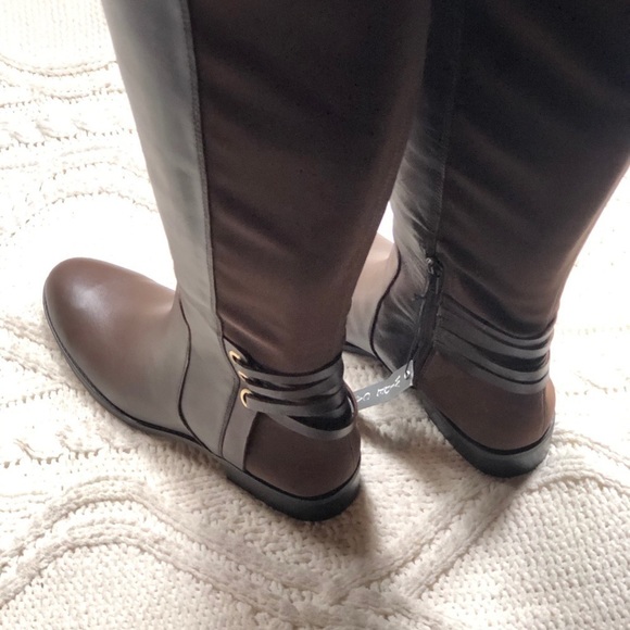 Vince Camuto Brown Heeled Boots - Picture 4 of 4